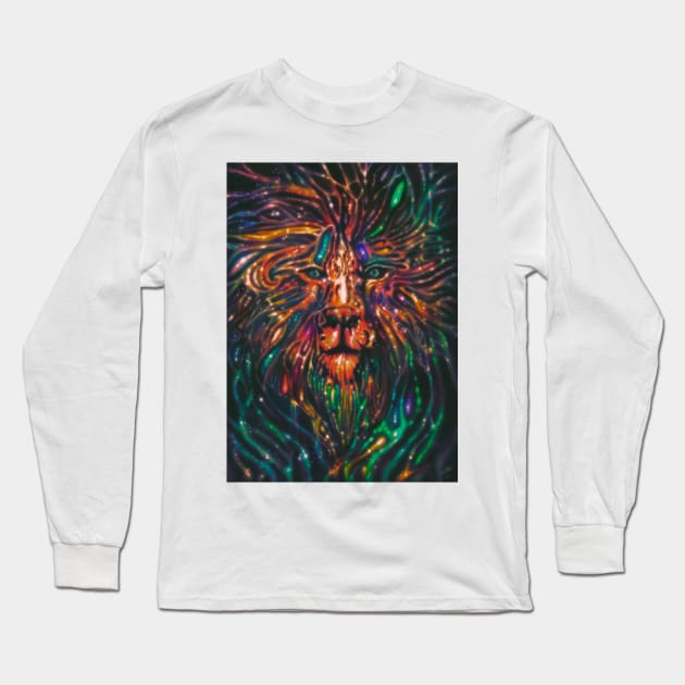 Lionheart Long Sleeve T-Shirt by visionarysea